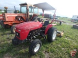 Farm Pro 2420 Compact Tractor 2wd 95 hrs Power Steering 3pt 540 pto 3pt Woods Finish Mower Suit Case