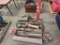 (2) barrel pumps, PTO, Central Pneumatics manual tire changer, Tool Shop reciprocating saw,