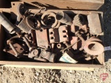 U-joint, pulley, u-bolts, horse bits, and other tractor parts