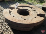 (2) tractor wheel weights