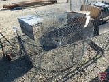 Duck/chicken cage and wood crates