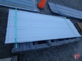Steel siding, white