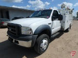2006 Ford F-450 11' Service Body Truck with Crane