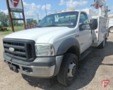 2006 Ford F-550 11' Mechanics Service Body Truck with Crane