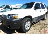 2006 Ford Escape Multipurpose Vehicle (MPV) - NEEDS TO BE HAULED