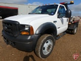 2007 Ford F-550 Flatbed Truck