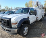 2008 Ford F-550 11' Service Body Truck with Crane