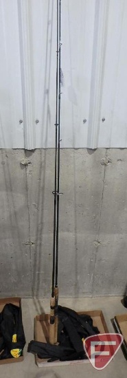 (2) Fishing rods and (2) rod sleeves: G-Loomis 7' medium-fast action and Shimano
