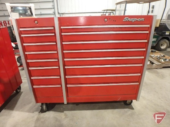 Snap-on 16 drawer tool chest on casters