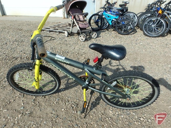 20" Youth Magna grey/yellow bike/bicycle
