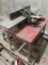 Shopmaster jointer on table and router table