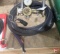 Tig welding torch with lead, hose, and inert gas regulator