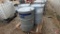 (3) 55 Gallon steel drums