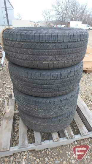 (4) Goodyear Fortera HL 265-50R20 M+S tires