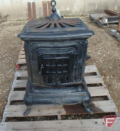 Cast iron parlor stove