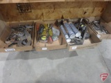 C-clamps, other clamps, screw drivers, concrete and mortar repair, hack saw, hammers,