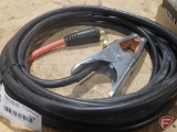 Ground wire clamp for welding