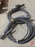 (2) Arc welding leads and 1 gauge welding cable w/o ends