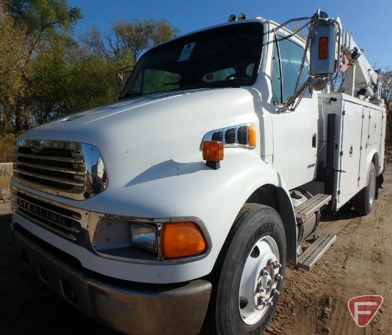 2007 Sterling Acterra Service Body Truck with Crane