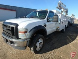 2008 Ford F-550 Service Body Truck with Crane