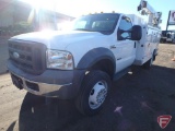 2005 Ford F-450 Service Body Truck with Crane