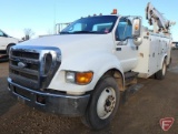 2006 Ford F-650 Service Body Truck with Crane