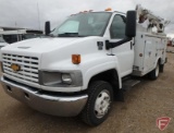 2009 Chevrolet C5500 Service Body Truck with Crane