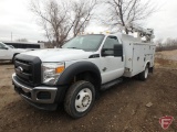 2011 Ford F-550 Service Body Truck with Crane