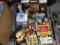 Vintage toys, Mickey Mouse, Bolz metal bank, bobble heads
