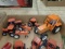 Ertl and Matchbox tractors including Ford, Case, Allis Chalmers and others, both boxes