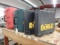 Milwaukee, Hitachi and Dewalt carrying cases, all four