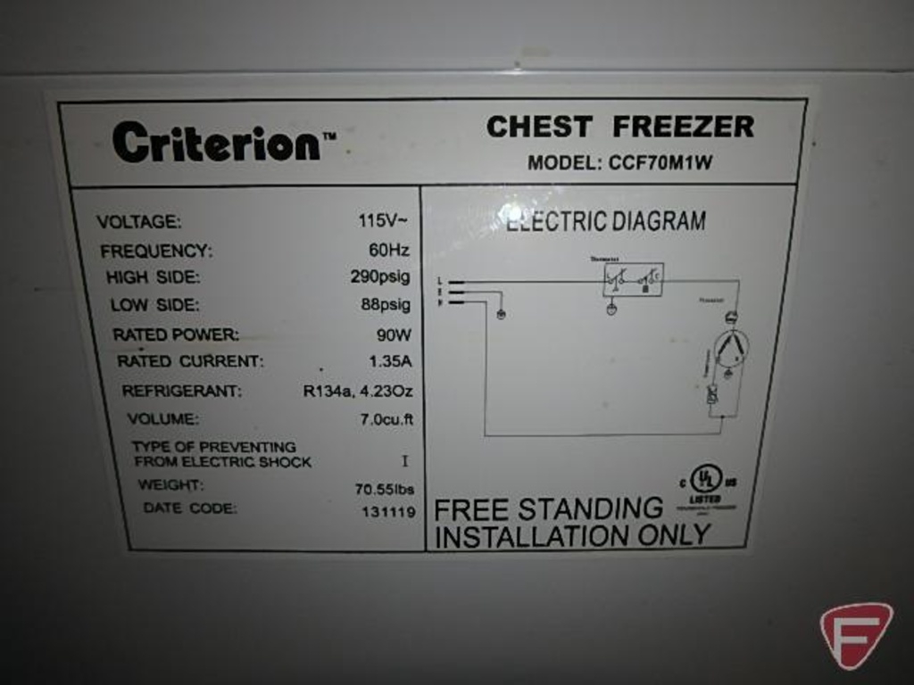 Where are Criterion Freezers Manufactured? 