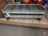 Metal toolbox trays, approx. 28
