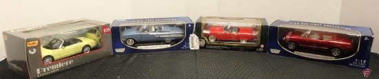 Ford Thunderbird, Chevrolet Impala and other assorted model cars