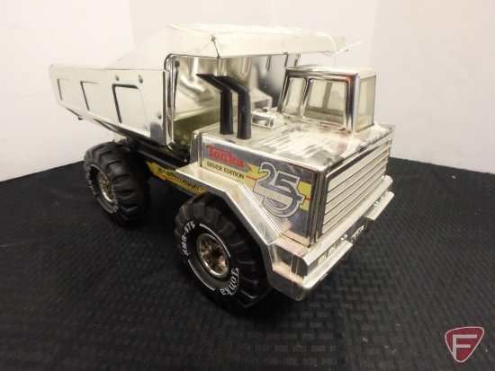 Tonka Silver Edition 25th Anniversary dump truck