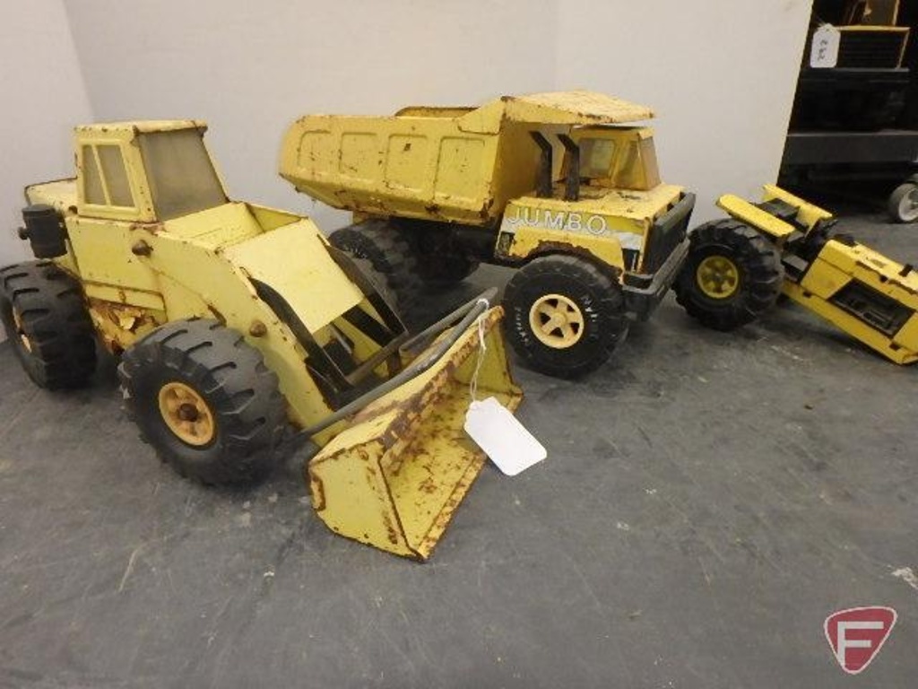 tonka tractor metal