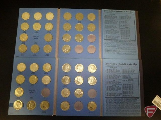 Partial John F. Kennedy Half Dollar set: 1964 90% Silver, 1964 D 90% Silver, 1965 40% Silver,