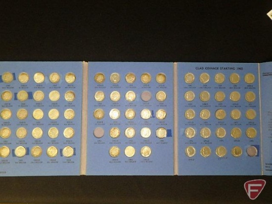 Silver and non-Silver Roosevelt Dimes in Whitman holder: Silver series is missing 1957 D and 1961