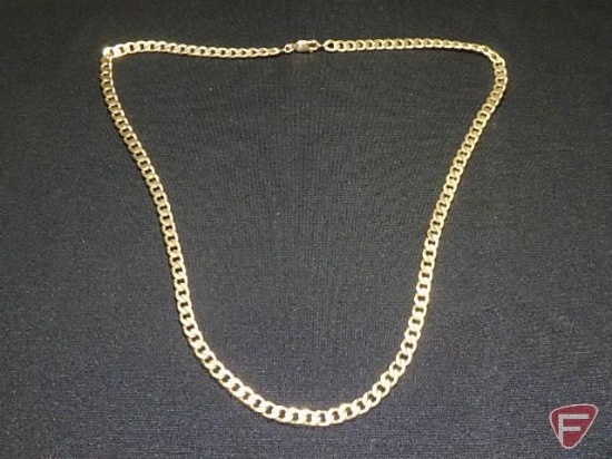 Men's 10k yellow Gold 29" necklace (49.7 dwt)