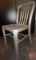(2) aluminum dining room chairs