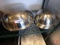 (4) 12qt stainless steel mixing bowls and (23) 4qt stainless steel mixing bowls