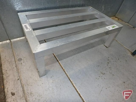 Regency NSF aluminum dunnage rack, 24"x14"x8"H
