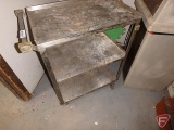 Stainless steel food service cart