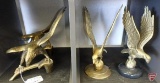 Brass eagles, 4 pcs