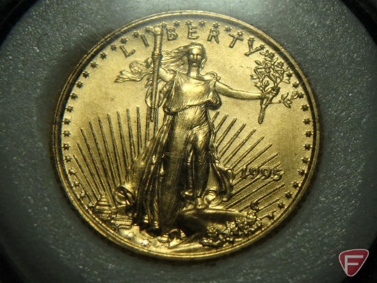1995 1/10th Oz. Gold Eagle, BU