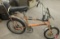 Raleigh Chopper bicycle, 3 speed, 15/20in diameter wheels, seat needs repair