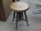 Piano stool with claw/ball feet
