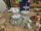 (2)3tier serving trays,(1)2tier serving tray, child/miniature tea sets, and other miniature items.