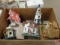 (7) decorative bird houses, Farmers Market, Lighthouse, Restaurant, Winery and Chapel. New. All 7