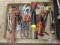 (2) metal toolboxes, pliers, screwdrivers, pipe wrench, vise grip, wire stripper, bottle openers,